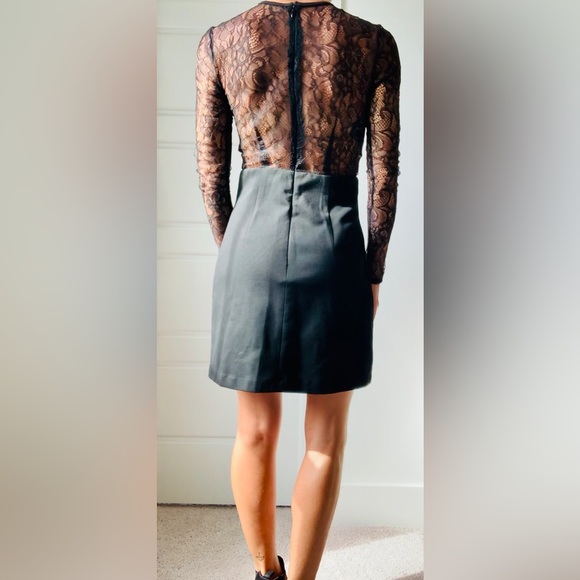 BCBGeneration Black Lace Long Sleeve ~ mini s2 - Picture 3 of 3